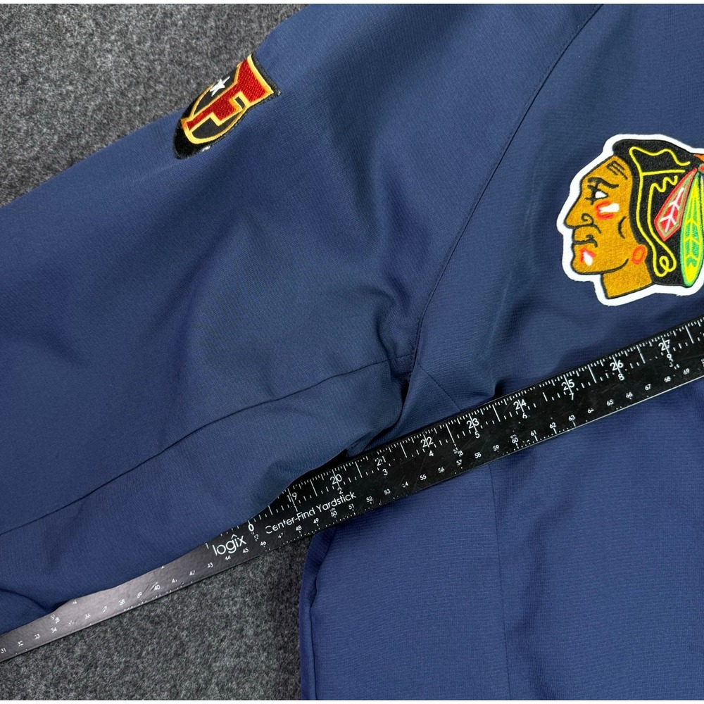 Bauer Team Chicago Blackhawks Indiana Fuel Embroidered Full Zip Jacket Mens XL - Picture 13 of 13